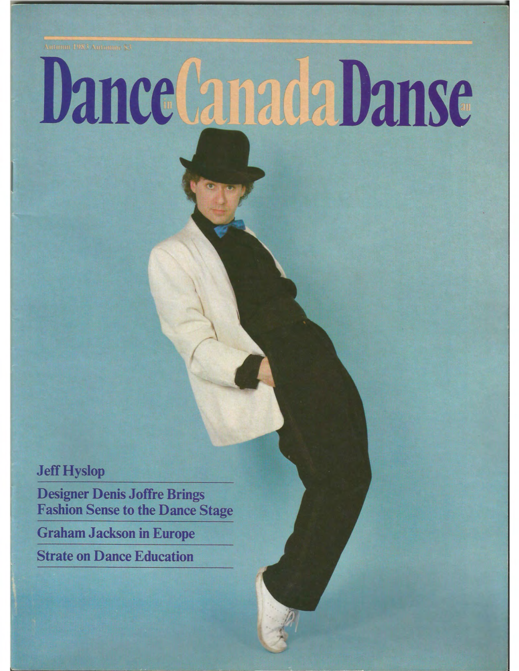 Dance in Canada Magazine No 37 Fall 1983