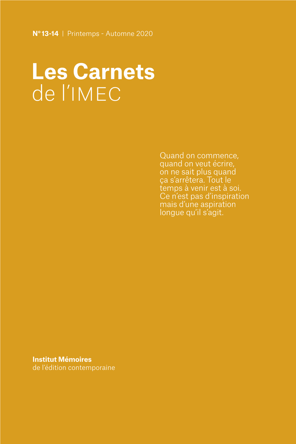 Les Carnets De L'imec