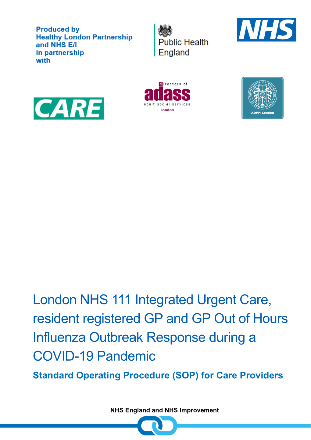 London NHS 111 IUC and GPOOH Influenza
