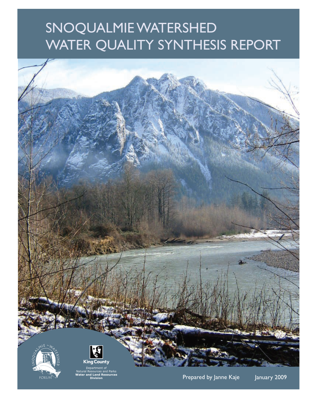 Snoqualmie Water Quality Synthesis Report