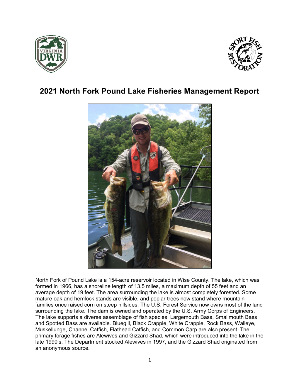 2021 North Fork Pound Lake Fisheries Management Report