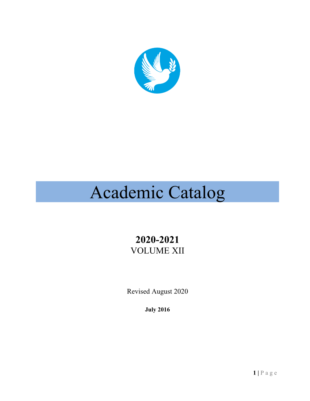 HCAS-Academic-Catalog-2020-2021