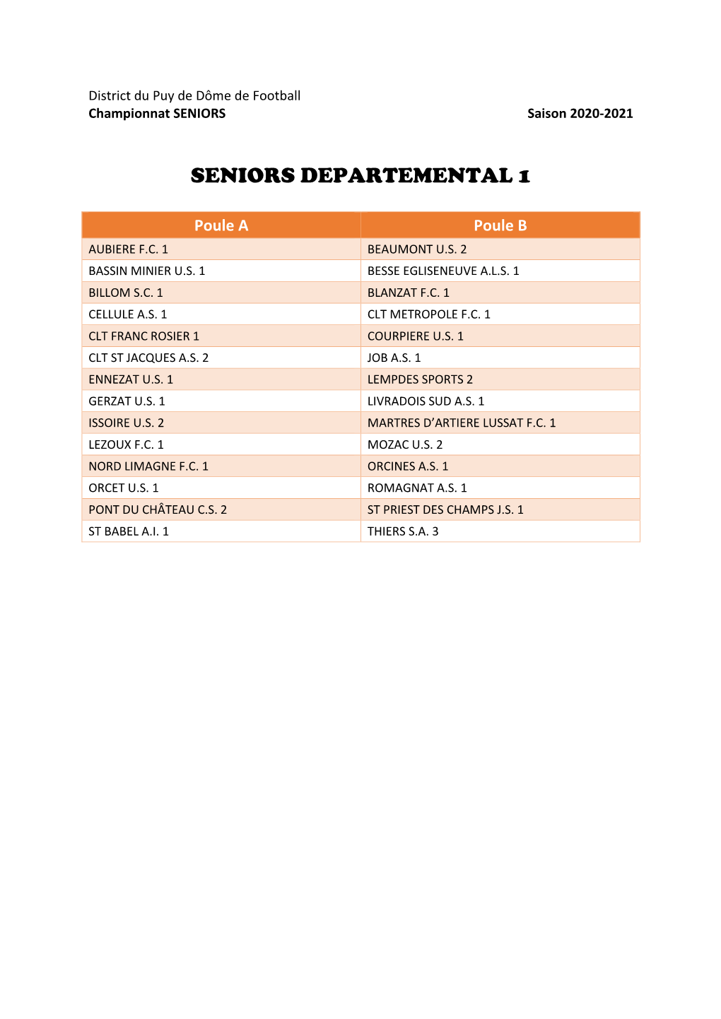 Seniors Departemental 1