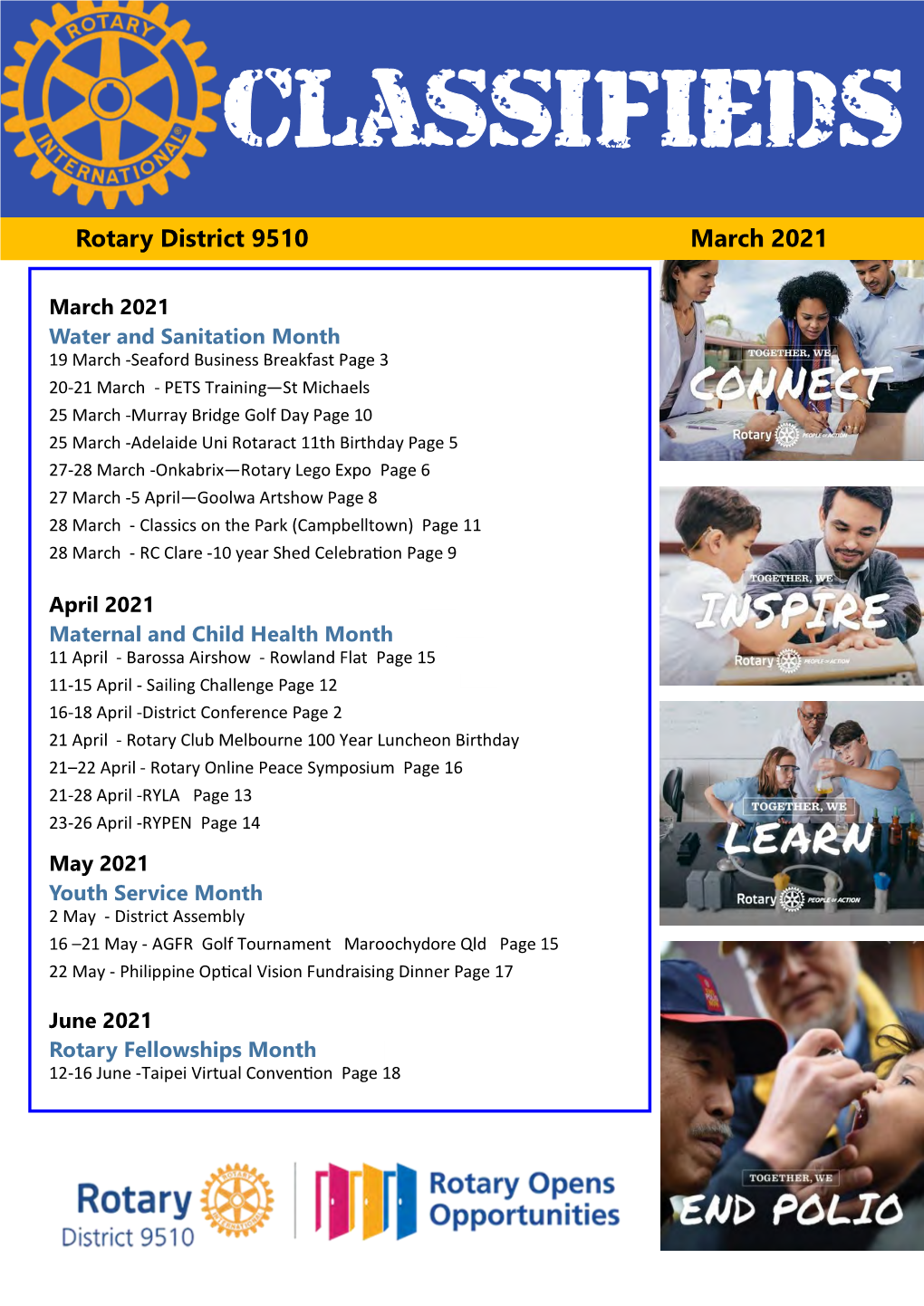 Rotary District 9510 March 2021