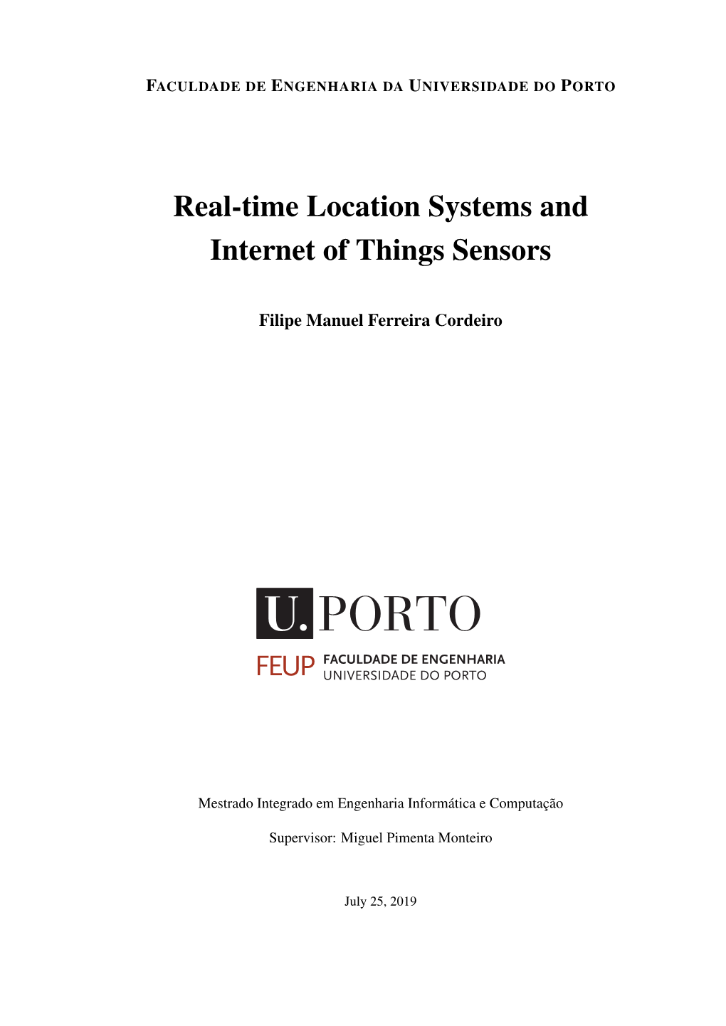 Real-Time Location Systems and Internet of Things Sensors