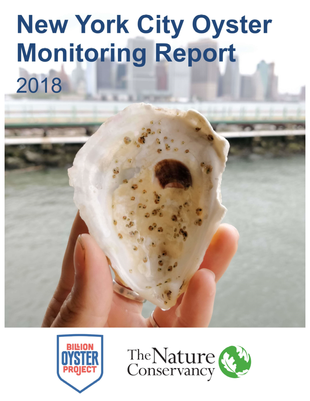 New York City Oyster Monitoring Report: 2018