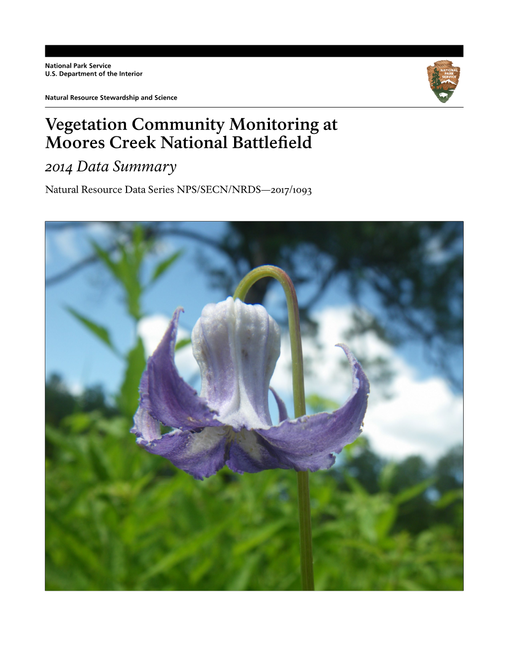 Vegetation Community Monitoring at Moores Creek National Battlefield 2014 Data Summary