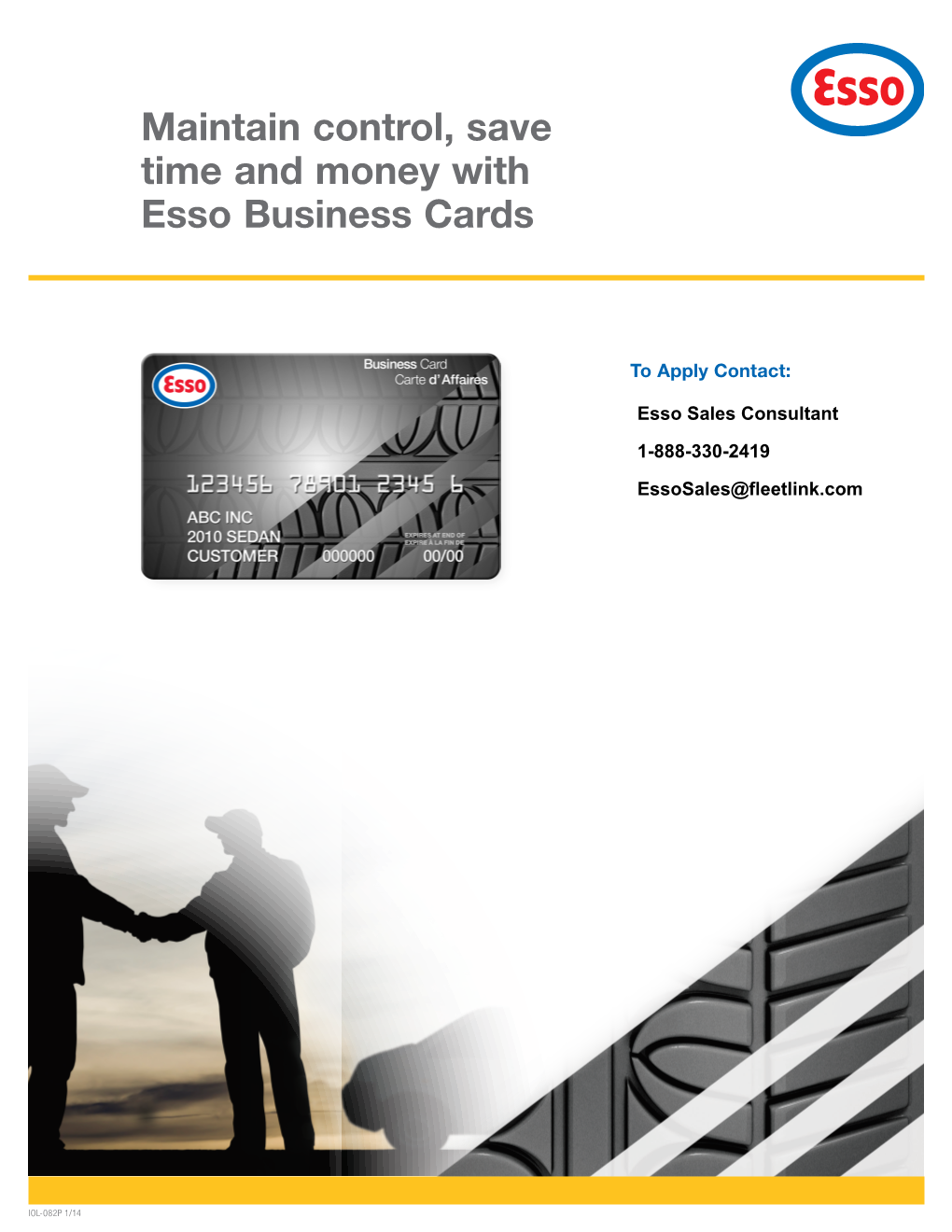 Maintain Control, Save Time and Money with Esso Business Cards