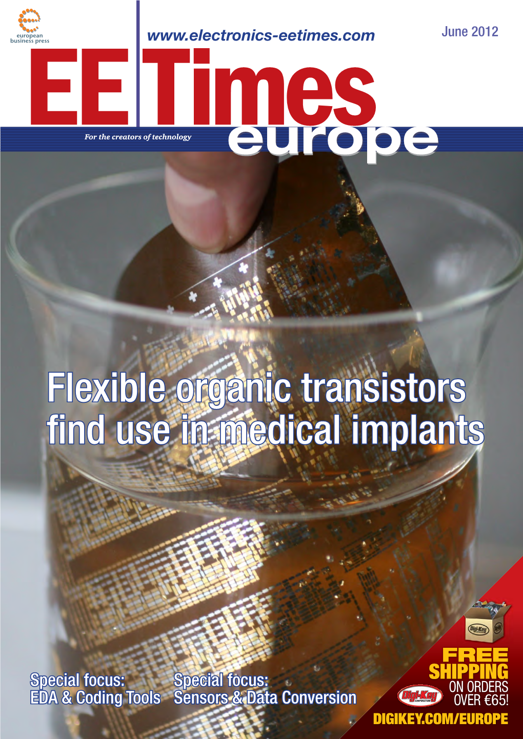 Flexible Organic Transistors Find Use in Medical Implants