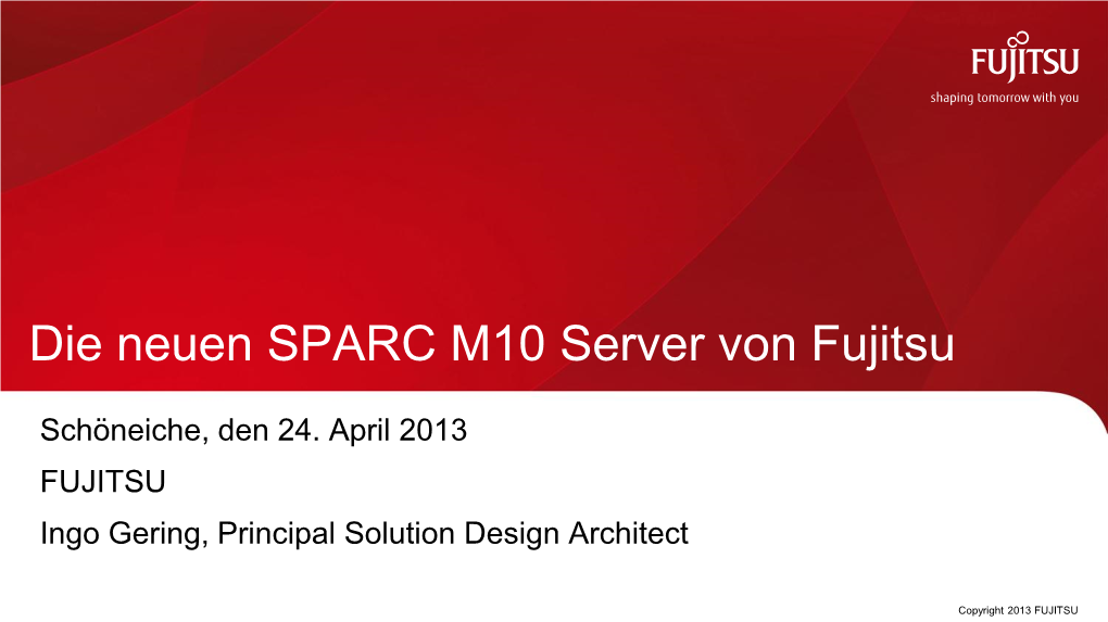 The Next Generation SPARC64 Servers