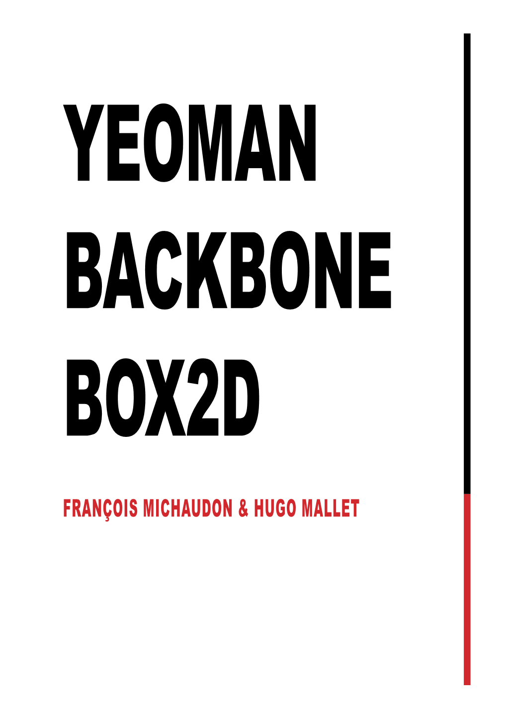 Cours Yeoman Backbone Box2d