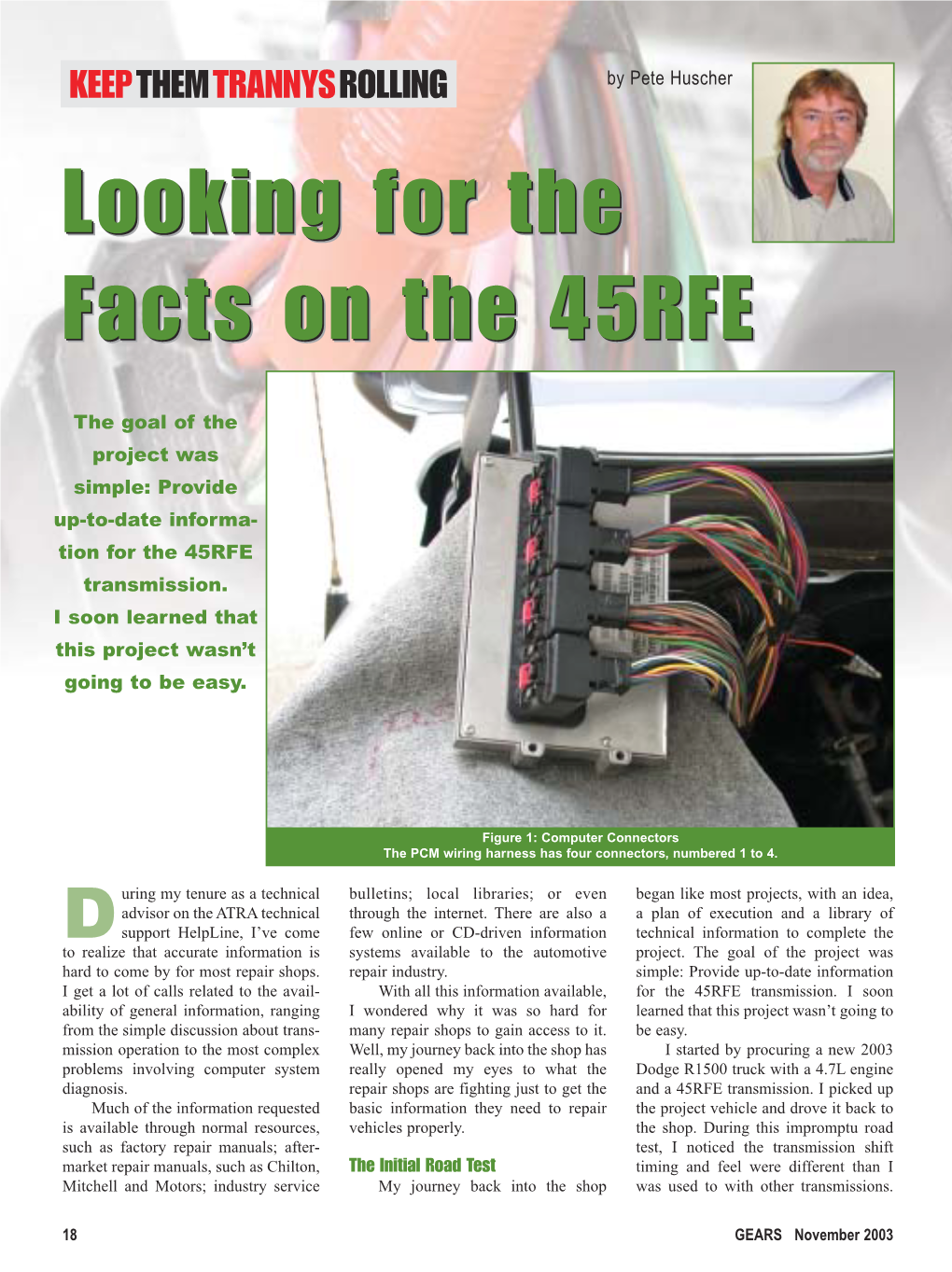 Facts on the 45RFE Transmission.Pdf