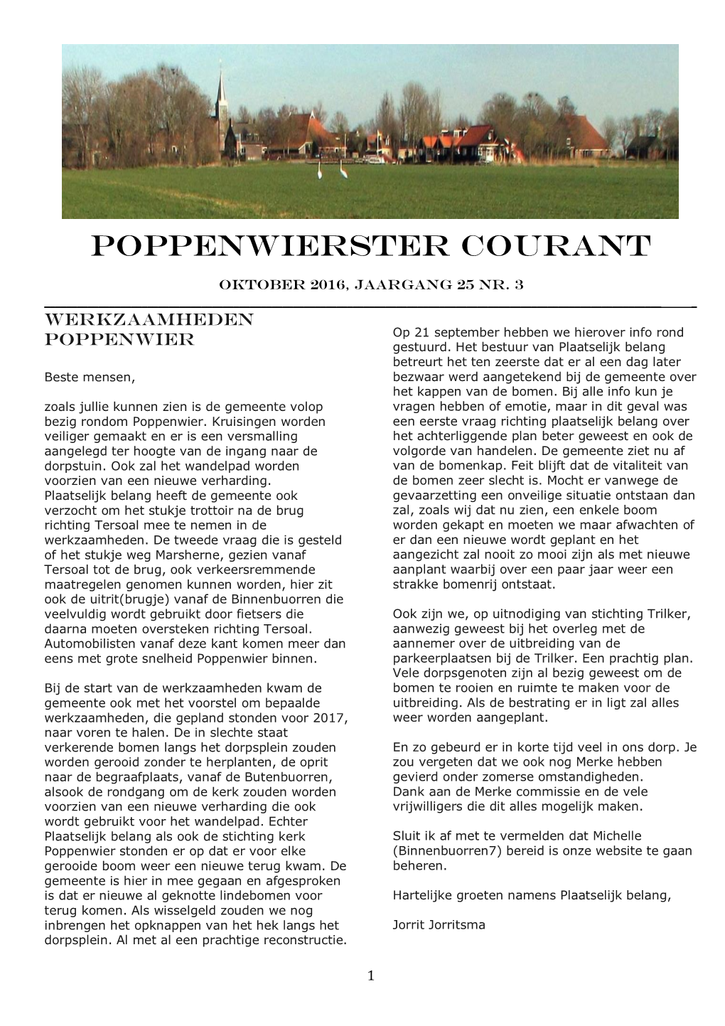 Poppenwierster Courant 2017 Editie 2