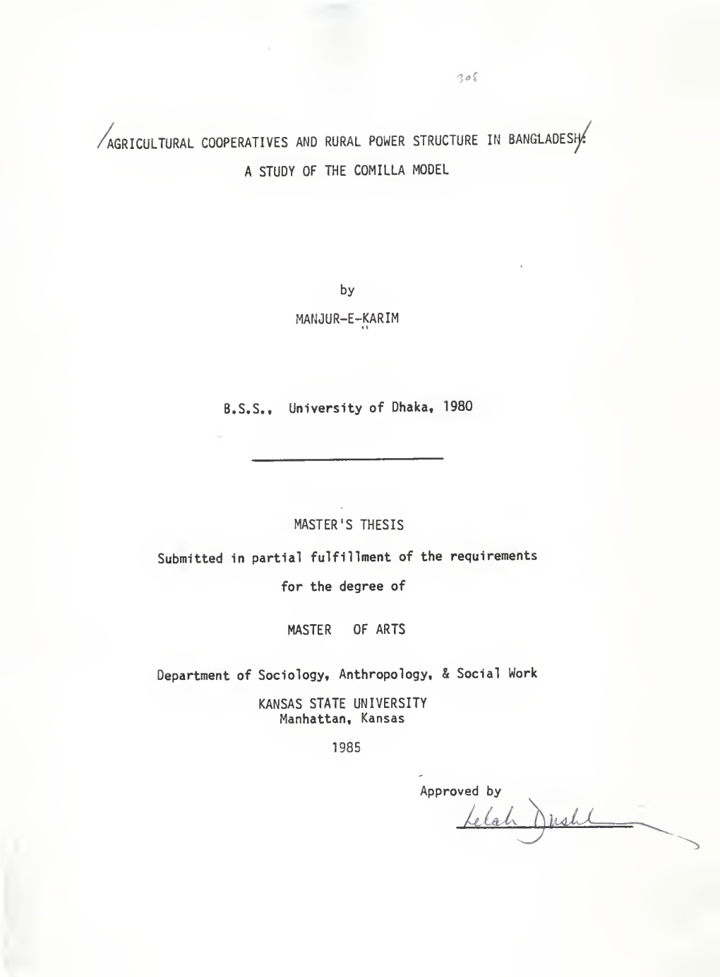 A Study of the Comilla Model