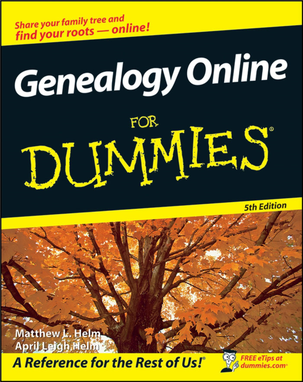 Genealogy Online for Dummies.Pdf