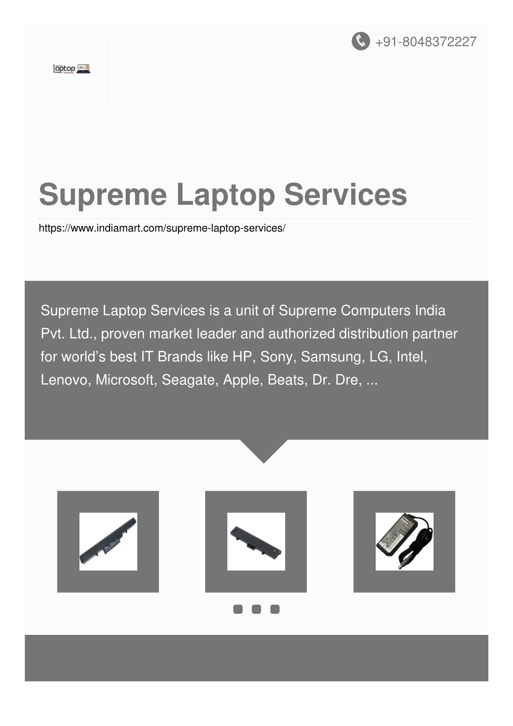 Supreme Laptop Services