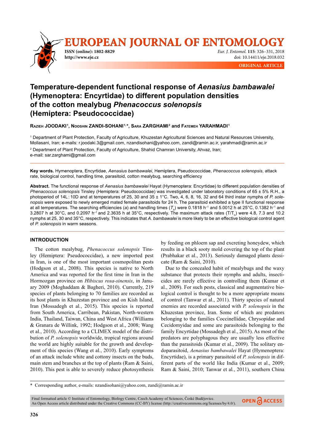 Temperature-Dependent Functional