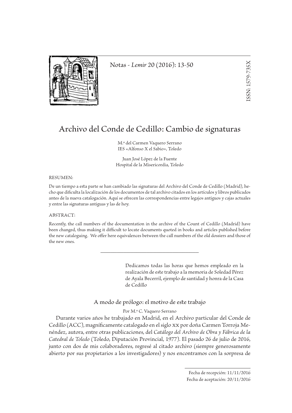 Archivo Del Conde De Cedillo: Cambio De Signaturas De Cambio Cedillo: De Conde Archivo Del (Toledo, Diputación Provincial, 1977)