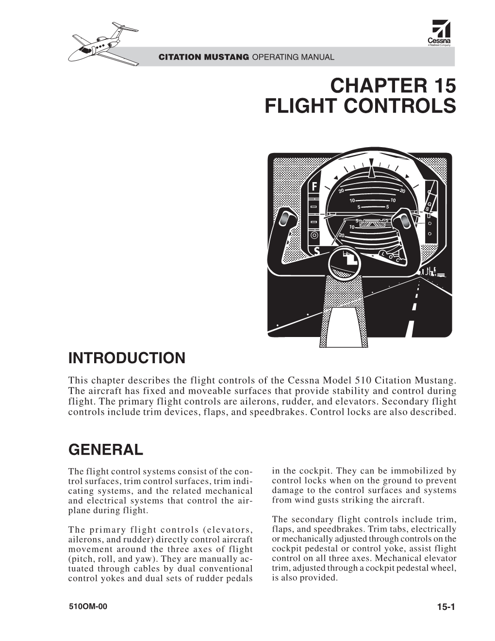 Chapter 15 Flight Controls