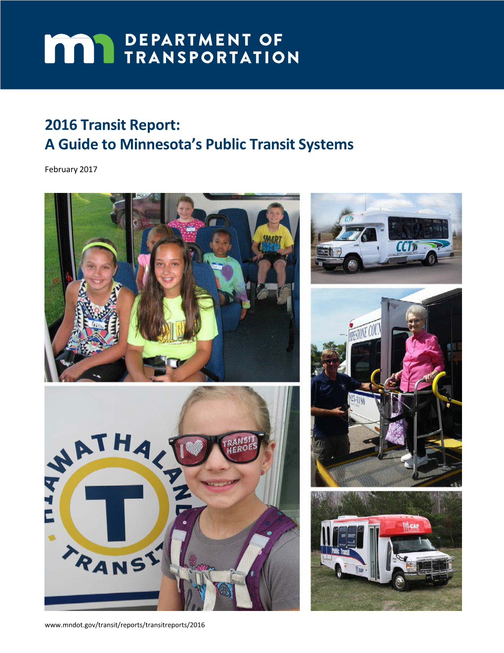 2016 Transit Report: a Guide to Minnesota's Public Transit Systems