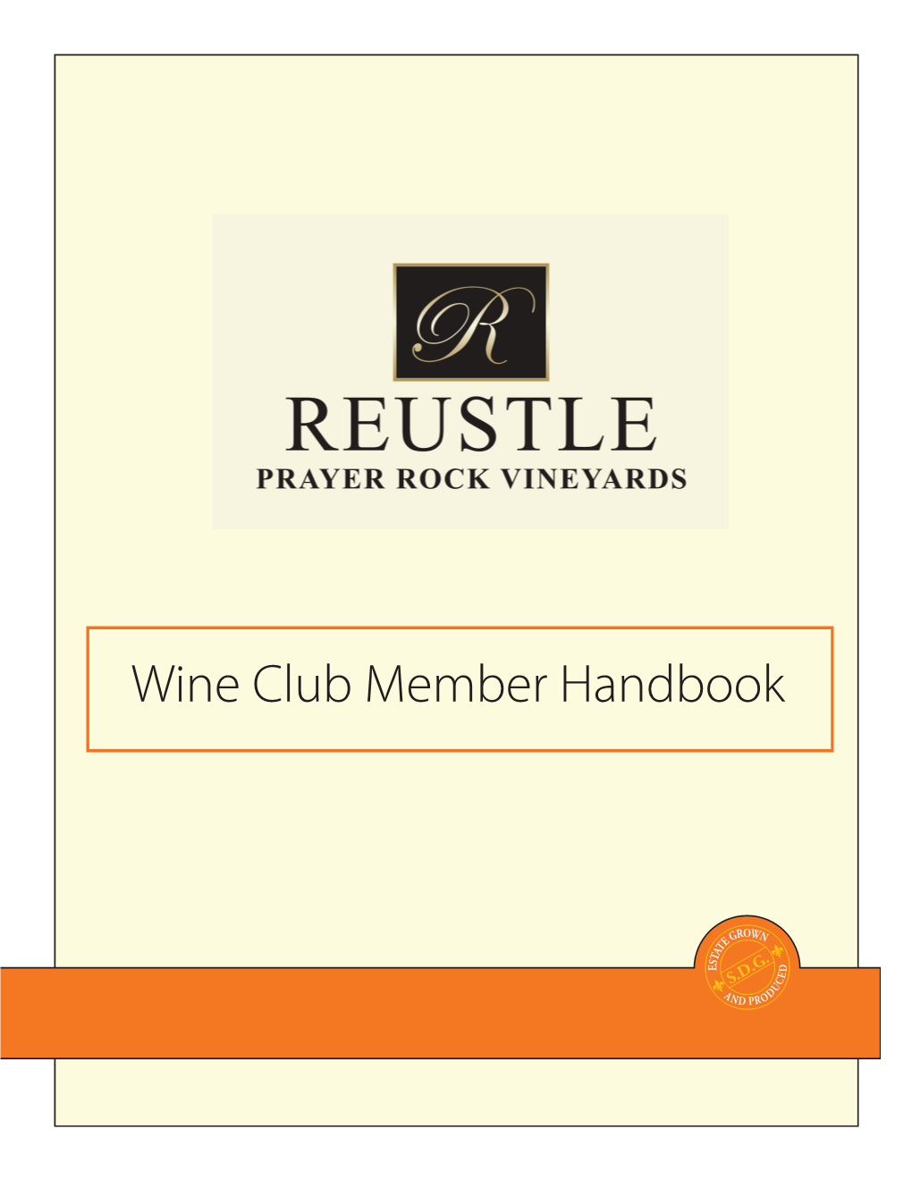 Wine Club Member Handbook