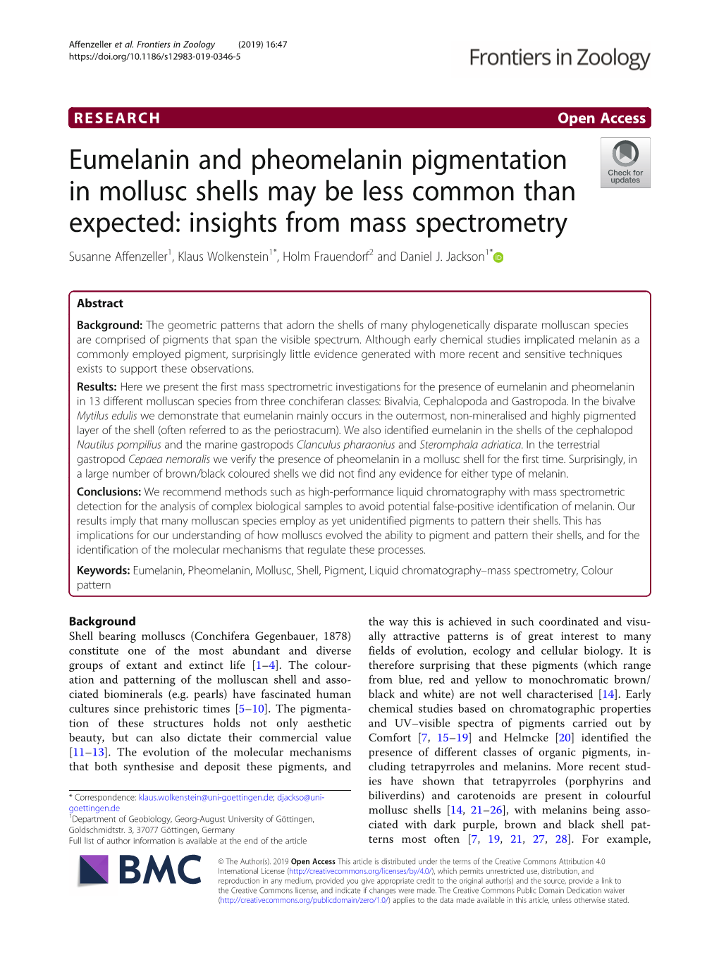 Eumelanin and Pheomelanin Pigmentation