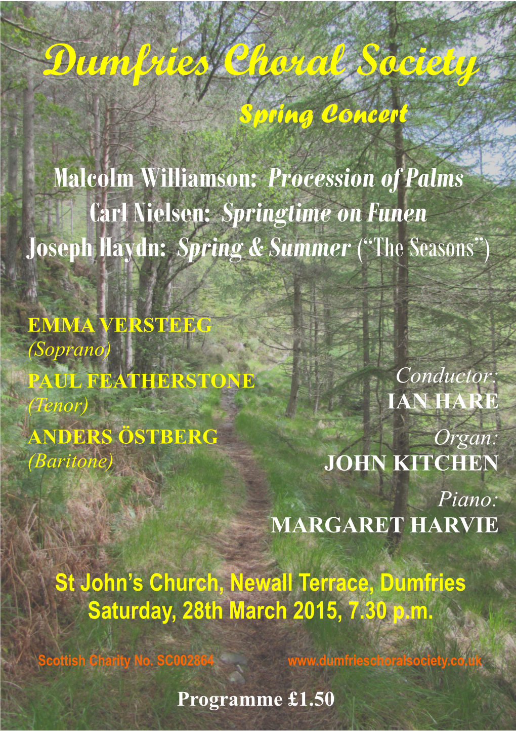 March 2015 Concert Programme