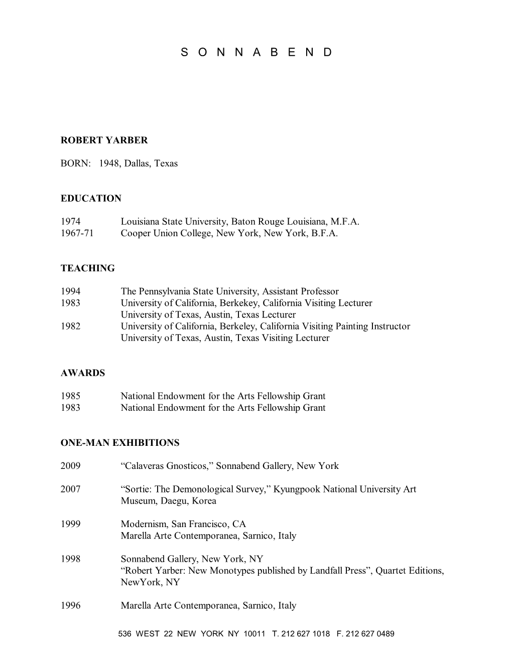 ROBERT-YARBER BIO.Pdf