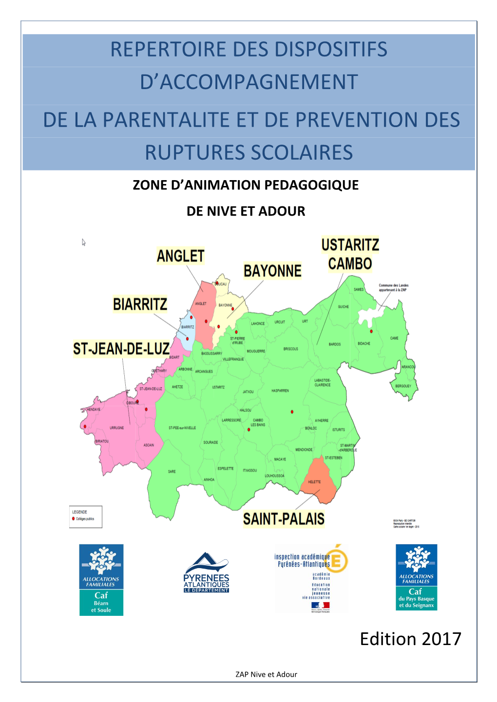 Zone D'animation Pedagogique De Nive Et Adour