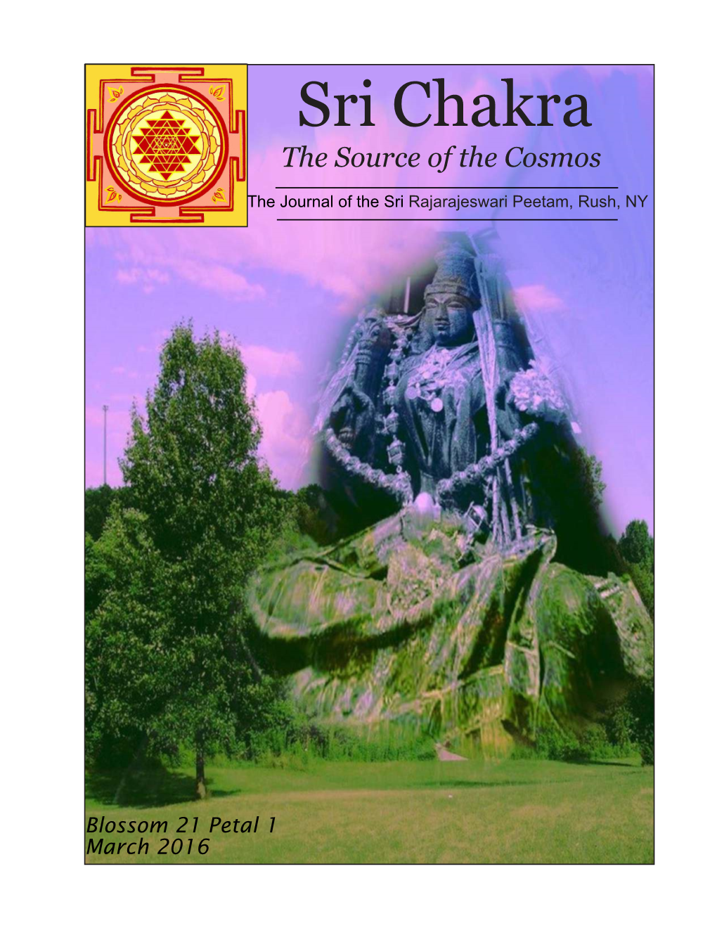 Sri Chakra the Source of the Cosmos