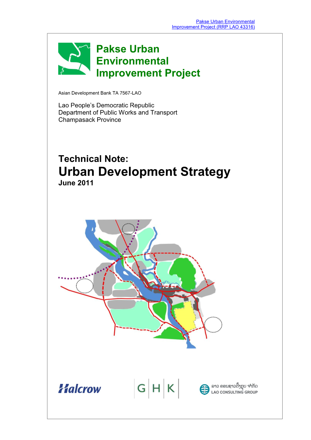 OTH: Lao PDR: Pakse Urban Environmental Improvement Project