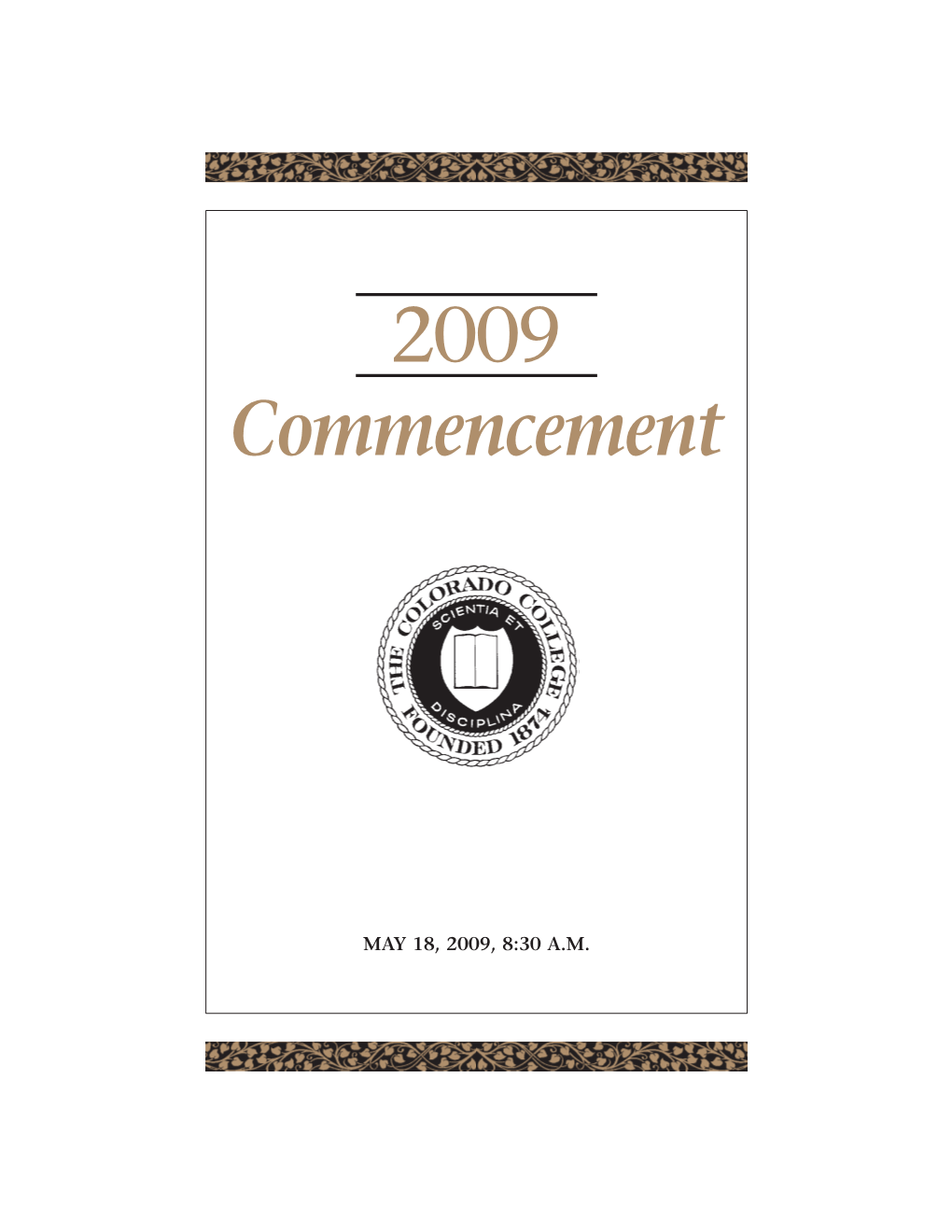 2009 Commencement