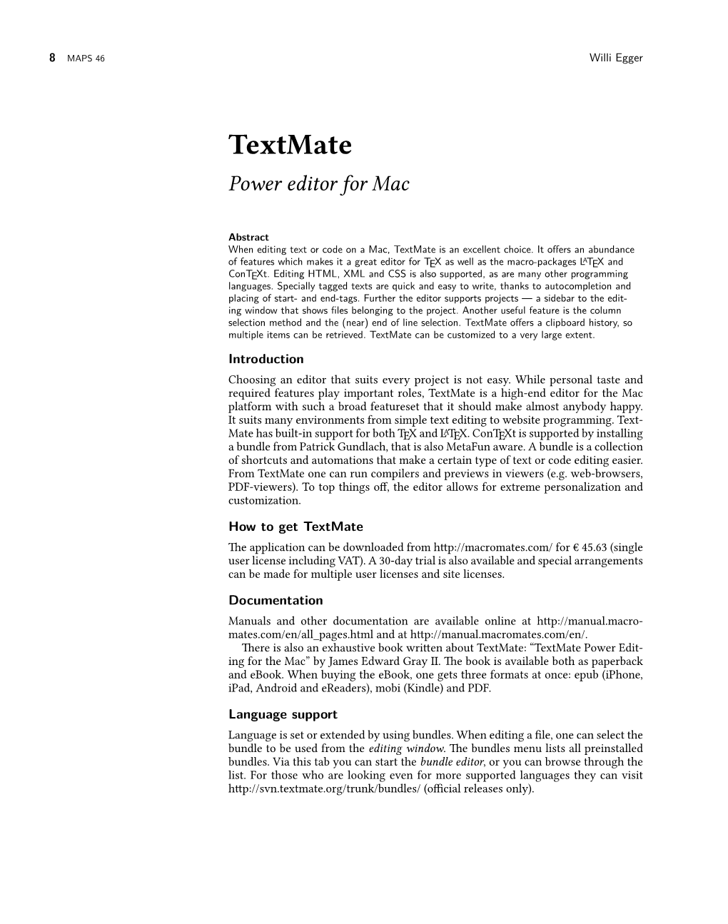 Textmate Power Editor for Mac