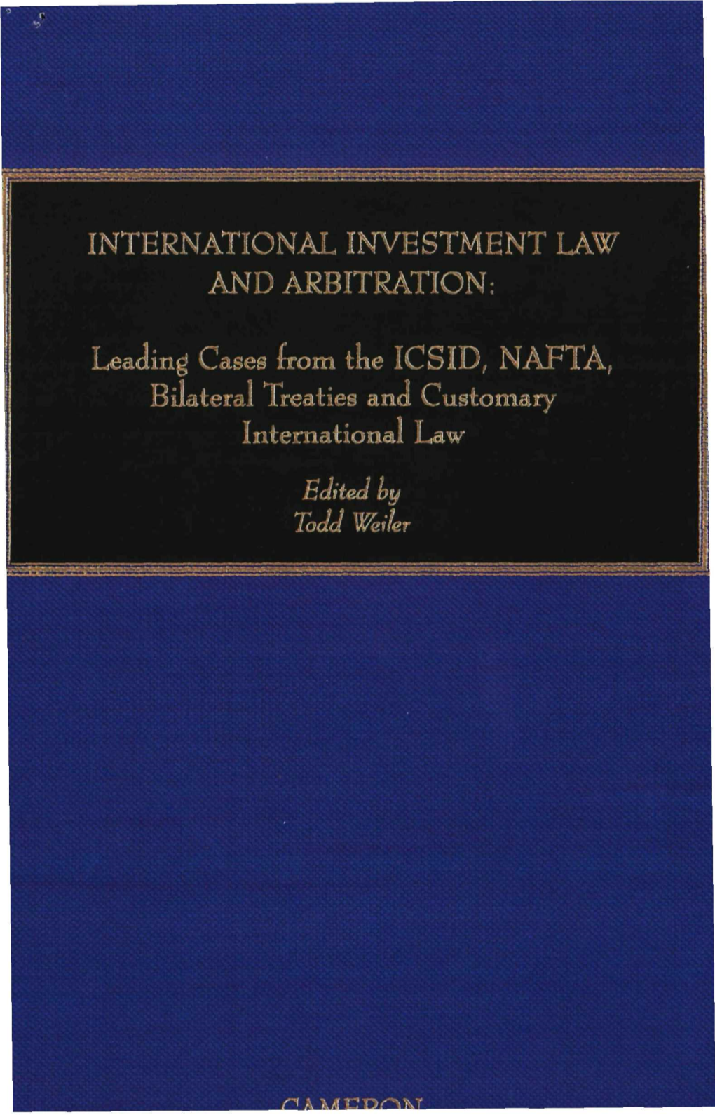 International Investment Law and Arbitration