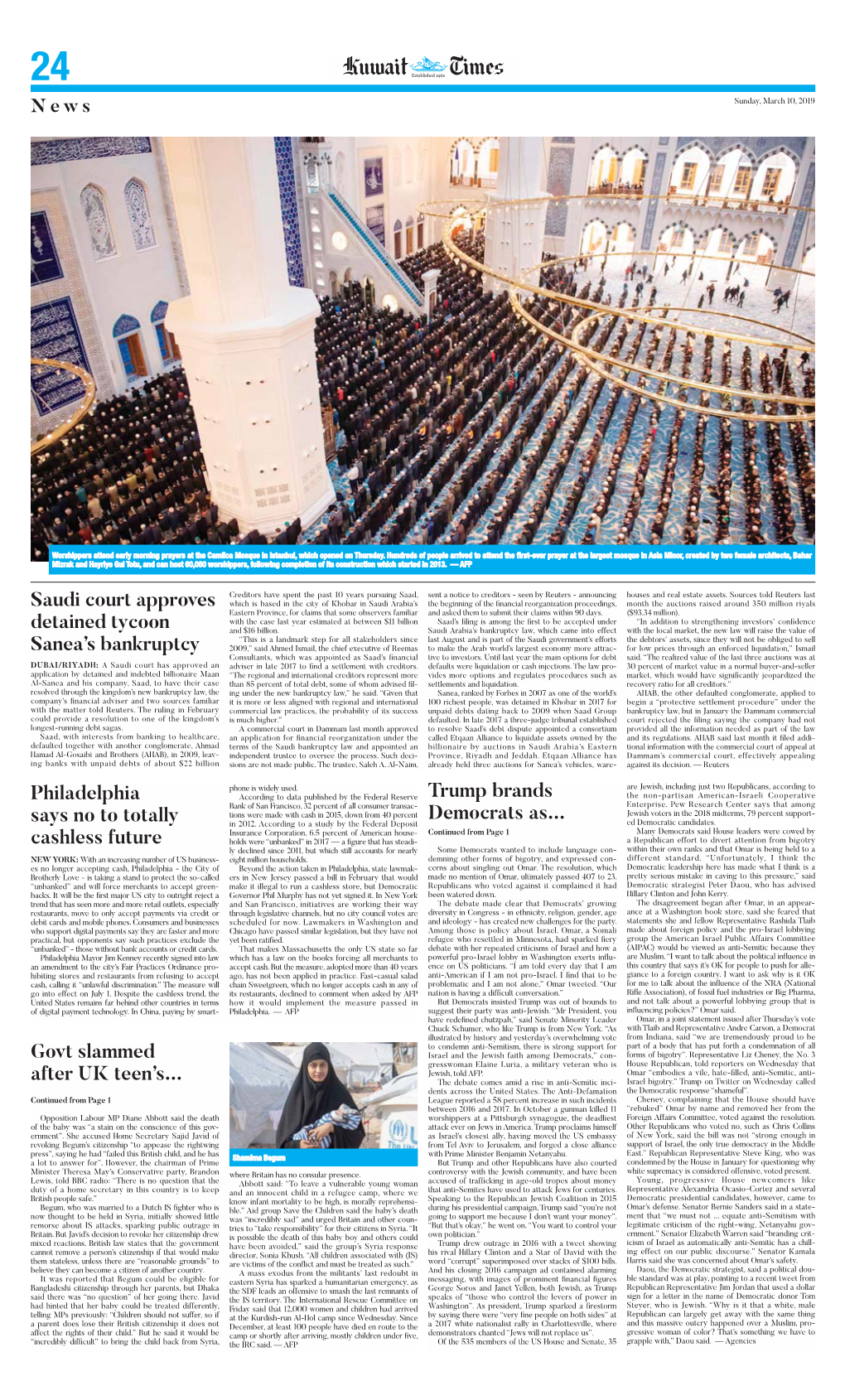 Kuwaittimes 10-3-2019.Qxp Layout 1