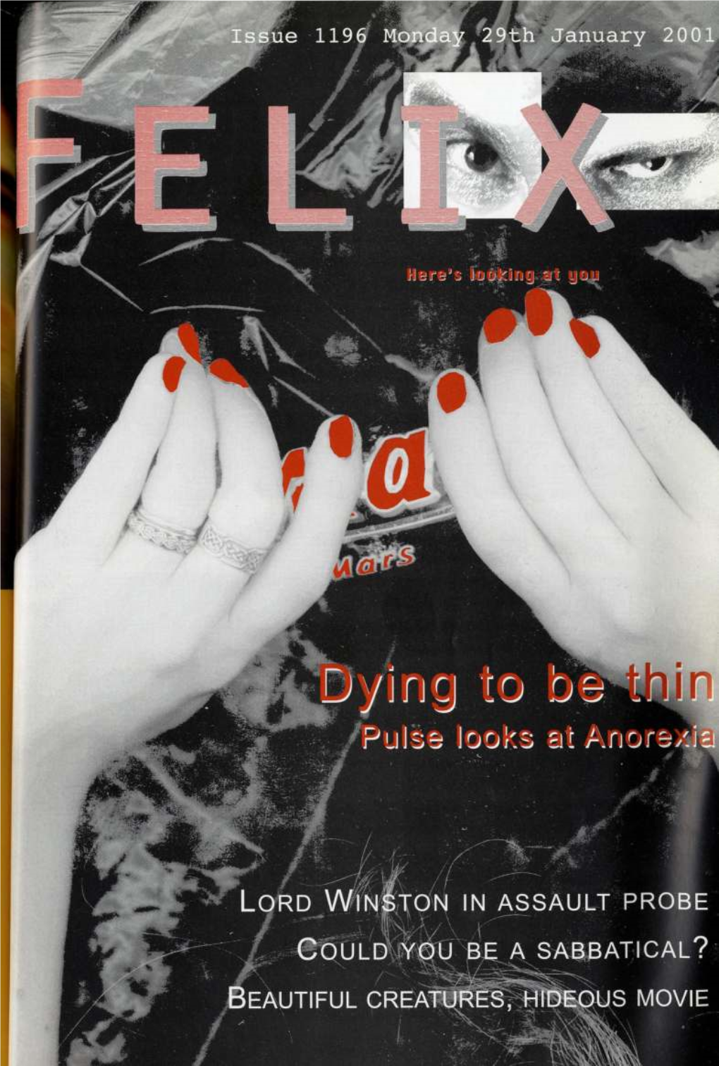 Felix Issue 1195, 2001