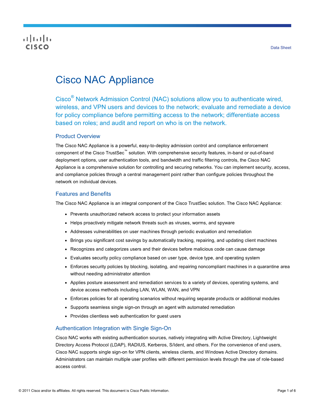 Cisco NAC Appliance