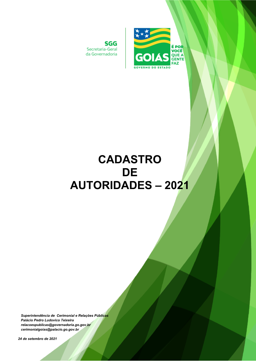 Cadastro De Autoridades – 2021