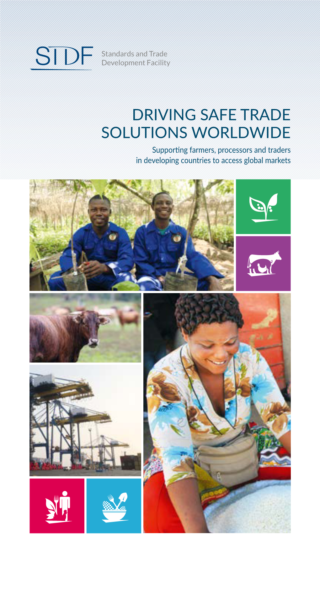 DRIVING SAFE TRADE SOLUTIONS WORLDWIDE Supporting Farmers, Processors and Traders in Developing Countries to Access Global Markets