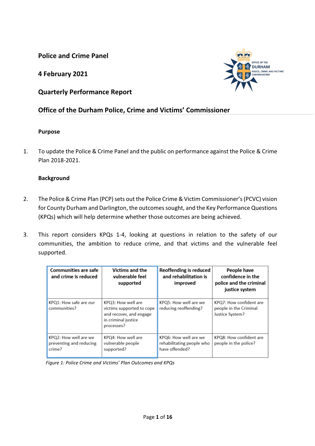 Quarterly Performance Report PDF 995 KB