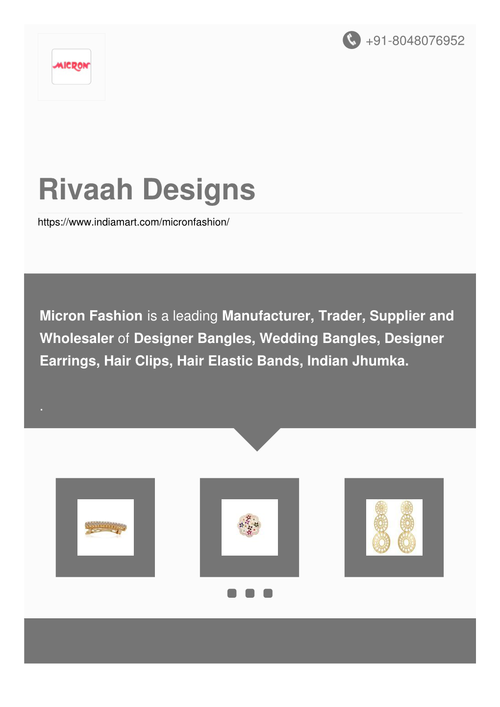 Rivaah Designs