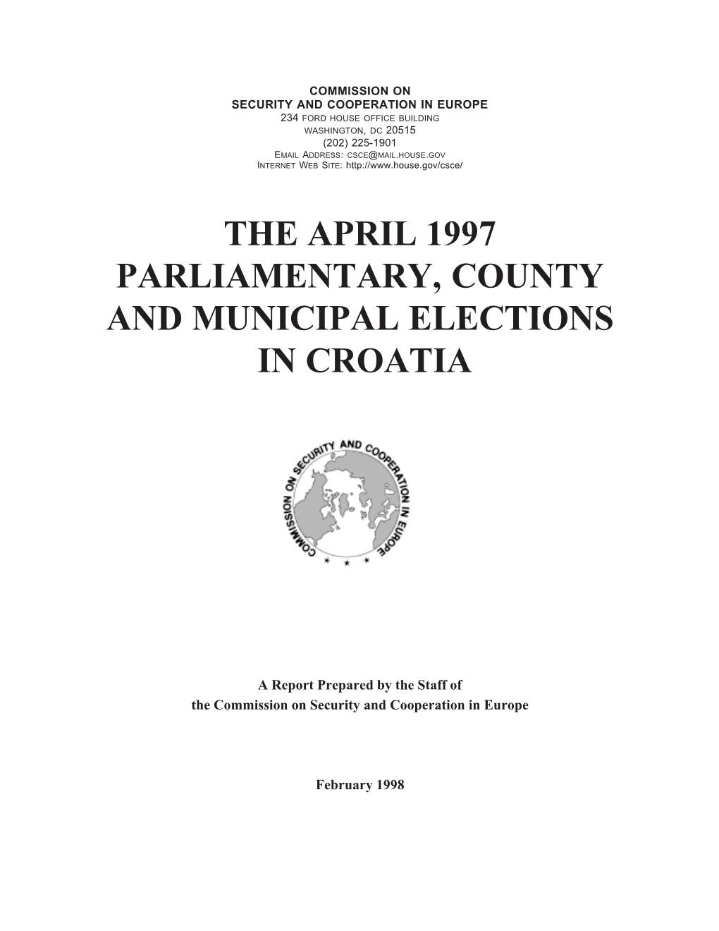 April 1997 Croatian Elections