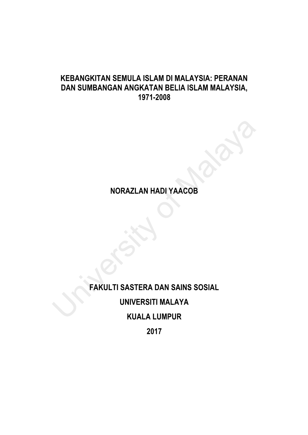 Peranan Dan Sumbangan Abim, 1971-2008