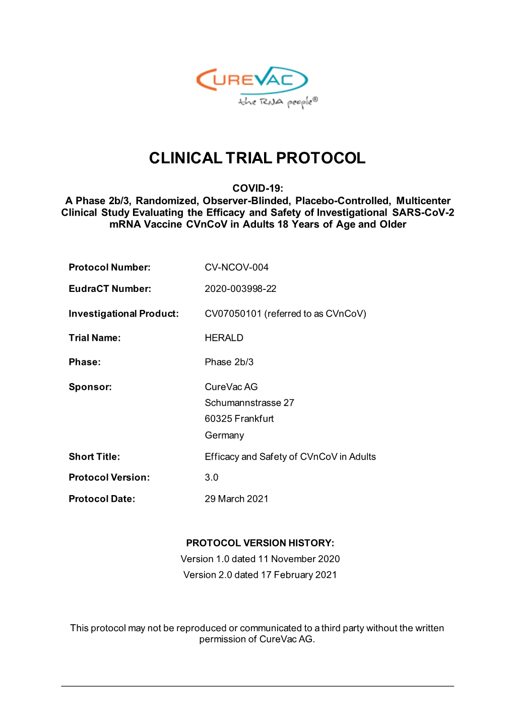 Clinical Trial Protocol