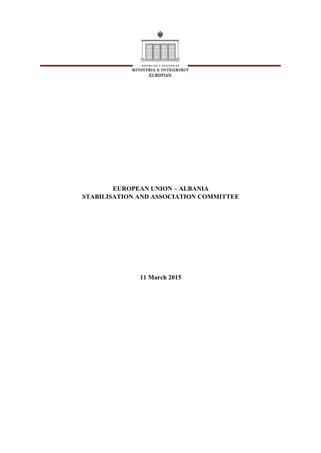 European Union – Albania Stabilisation and Association Committee