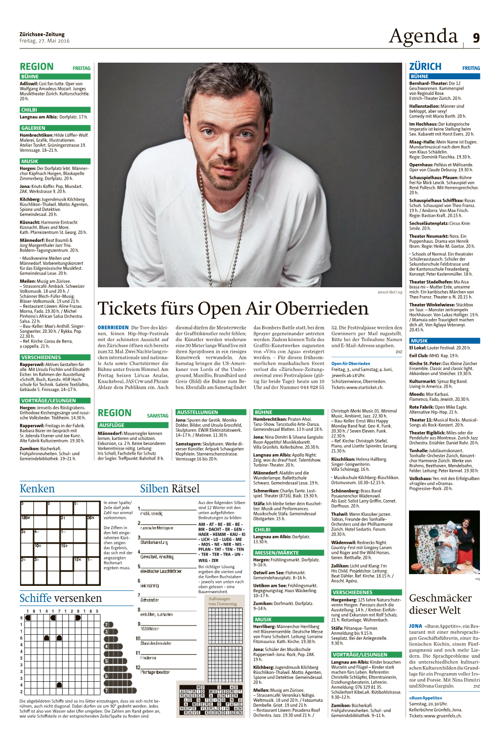 Zürichsee-Zeitung Freitag, 27