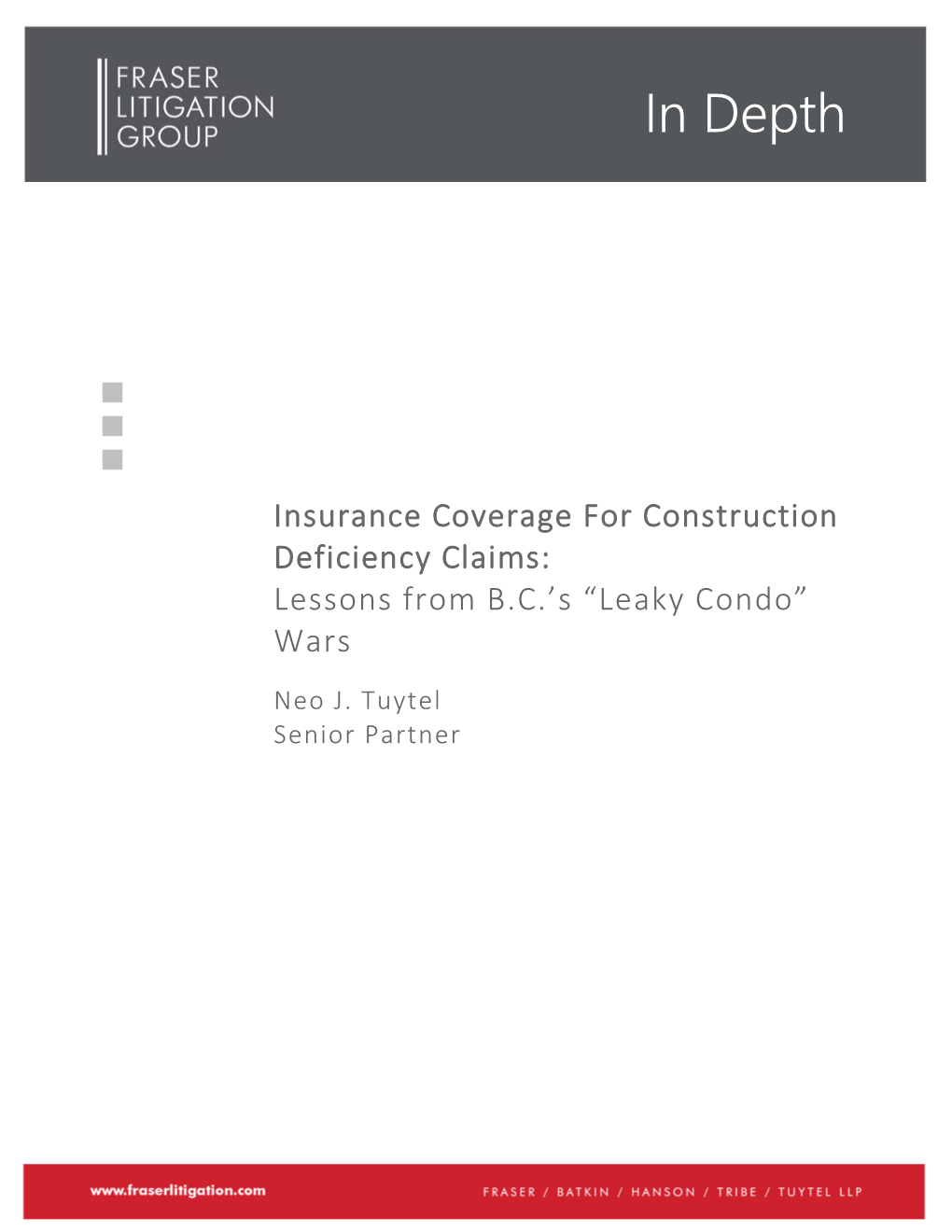 Insurance Coverage for Construction Deficiency Claims.DOCX