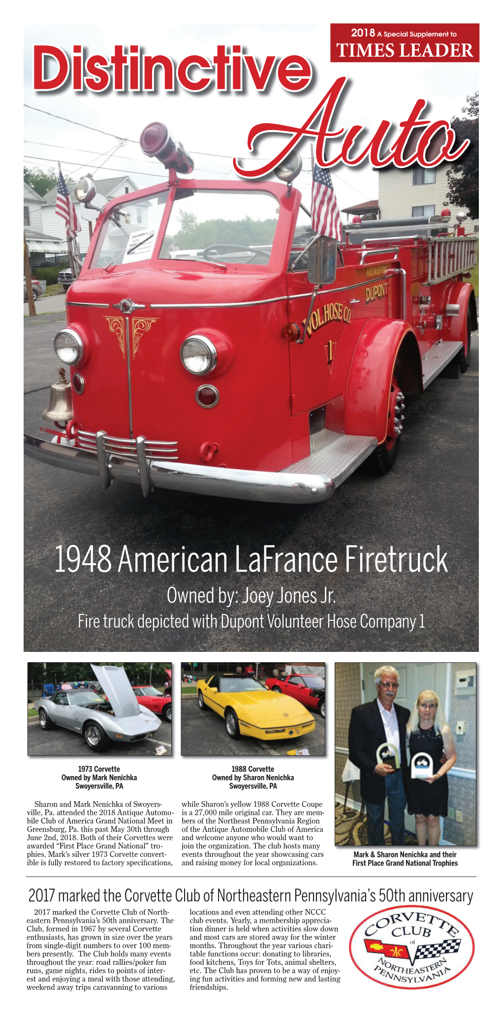 1948 American Lafrance Firetruck Owned By: Joey Jones Jr