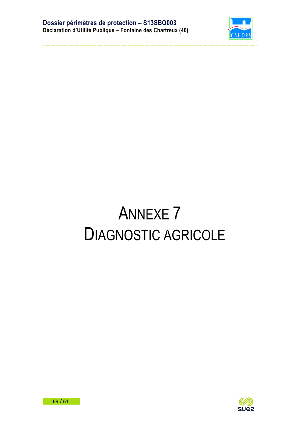 Annexe 7 Diagnostic Agricole