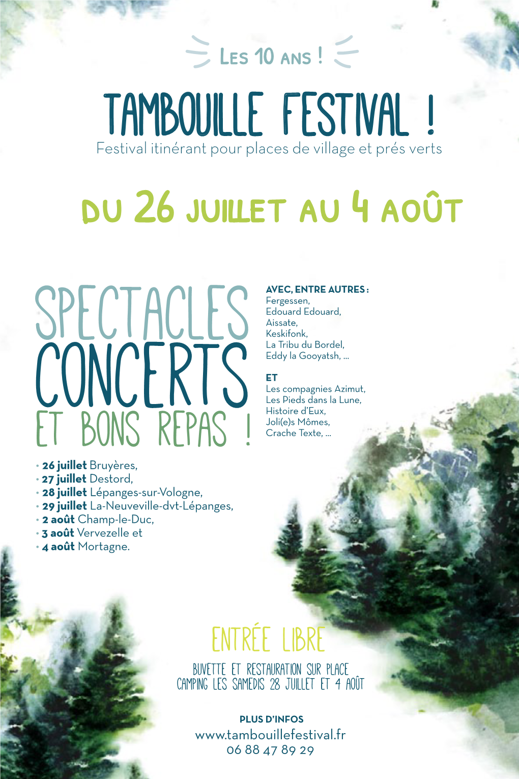 Concerts Histoire D’Eux, Joli(E)S Mômes, Et Bons Repas ! Crache Texte,